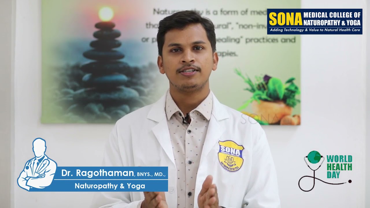 Happy World Health Day 2021 - Sona Medical College of Naturopathy and Yoga