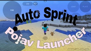 How To Get Toggle Sprint Button in Pojavlauncher | pojav Launcher me sprint button kesa lagaye?