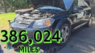 386,024 MILE  Chevy Cobalt oil change