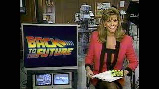 Back to the Future: The Ride: Universal Studio Orlando CNN Showbiz Today special report (May 1991)