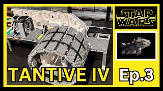 STAR WARS LEGO - Building the TANTIVE IV in LEGO - Part 3
