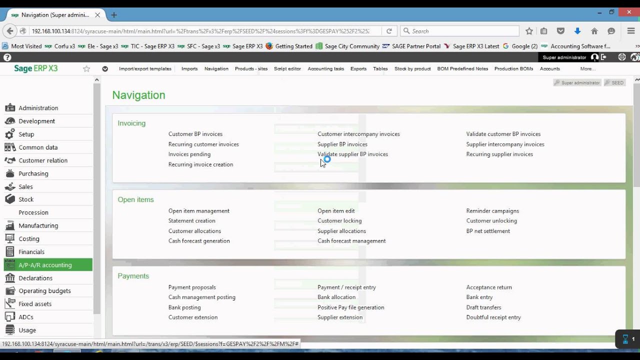 Bank Posting Process in Sage x3 YouTube