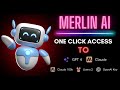 Merlin ai tool oneclick access to powerful plugins  unlock the power of ai ai coder hacker