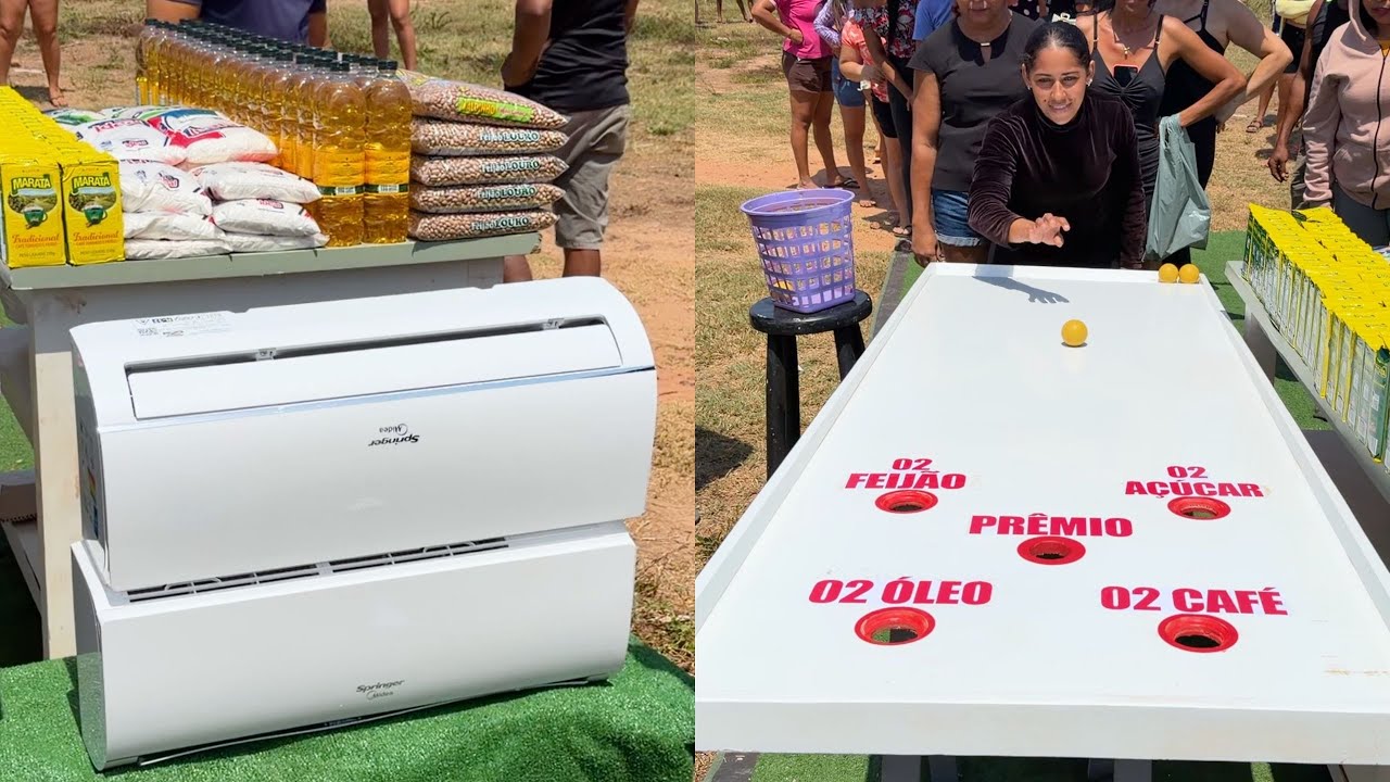 DESAFIO NO INTERIOR: Acerte a garrafa e ganhe AR CONDICIONADO!