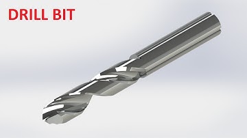 SolidWorks tutorial How To Make Drill Bit