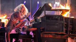 Lady Gaga - Bad Romance, Speechless / Million Reasons (Live on American Music Awards) 4K