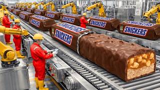 Inside a Candy Factory How Snickers and Fried Bananas Are Made (Full Process)