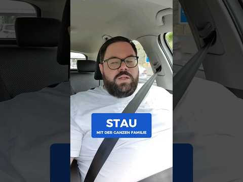 Stau mit Kind im Auto