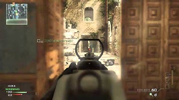 MW3 New Map Erosion 3v3 Faceoff Gamplay