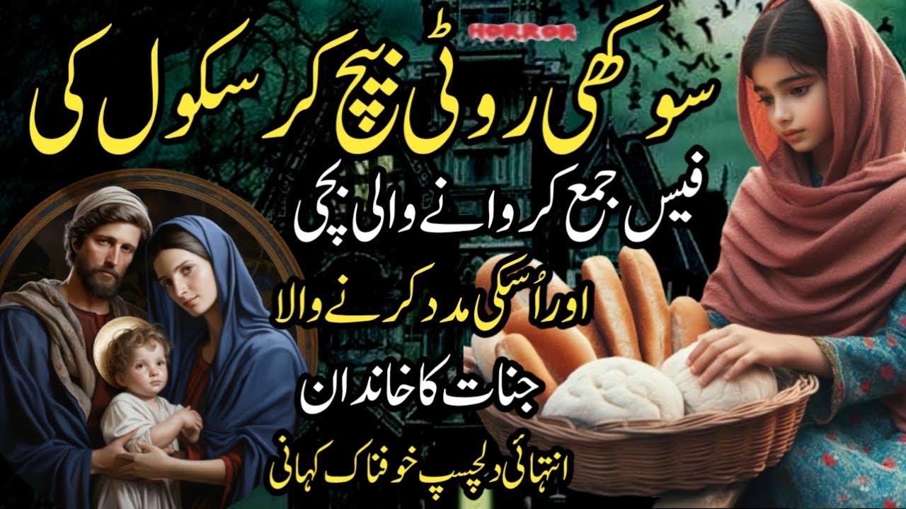 Sokhi Roti Bech Kar School Ki Fees Jama Krwany Wali Bachi Aur Uski Madad Karny Wala Jinnat Ka Khandn