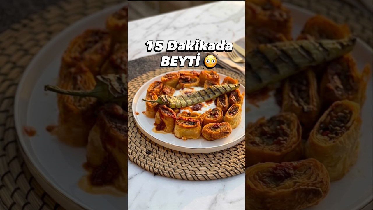15 Dakikada Pratik Beyti Tarifi 🔥 Evde Şahane Lezzet! #food