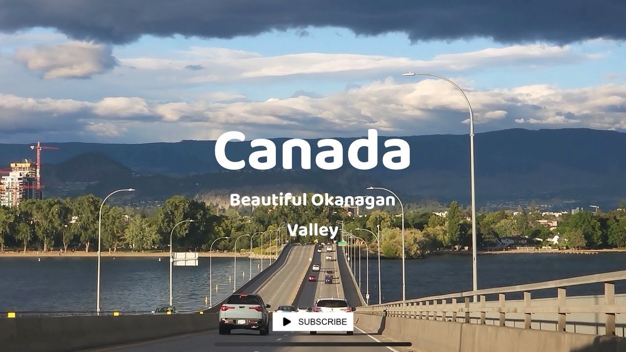 SCENIC DRIVE FROM PEACHLAND TO KELOWNA || CANADA || BEAUTIFUL OKANAGAN VALLEY || BRITISH COLUMBIA ||