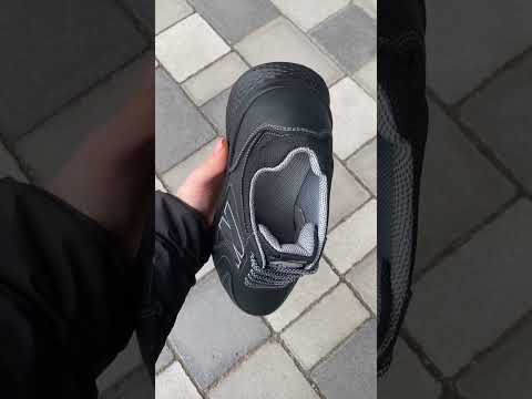 Чоловічі шкіряні кросівки NB Black N34/1, видео 1