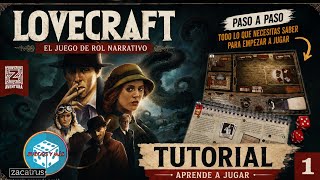 AVENTURA Z LOVECRAFT | Cómo se juega | TUTORIAL FÁCIL