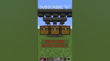 AUTOMATIC REDSTONE SORTING MACHINE (perfect for farms) | Redstone with PsiVolt #minecraft #redstone