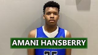 Mount St. Joseph (MD) 2023 PF Amani Hansberry BIG Game 👀 Miami Coach Jim Larranaga Watching