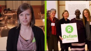 Oxfam Action Corps volunteers fight hunger