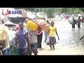 Tchad : des habitations effondrées dans le 5ème arrondissement de N'Djamena à la suite des inondatio