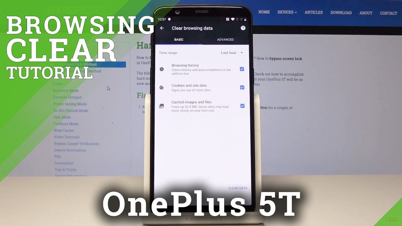 How to Delete Browser History on OnePlus 5T - Wipe Page History