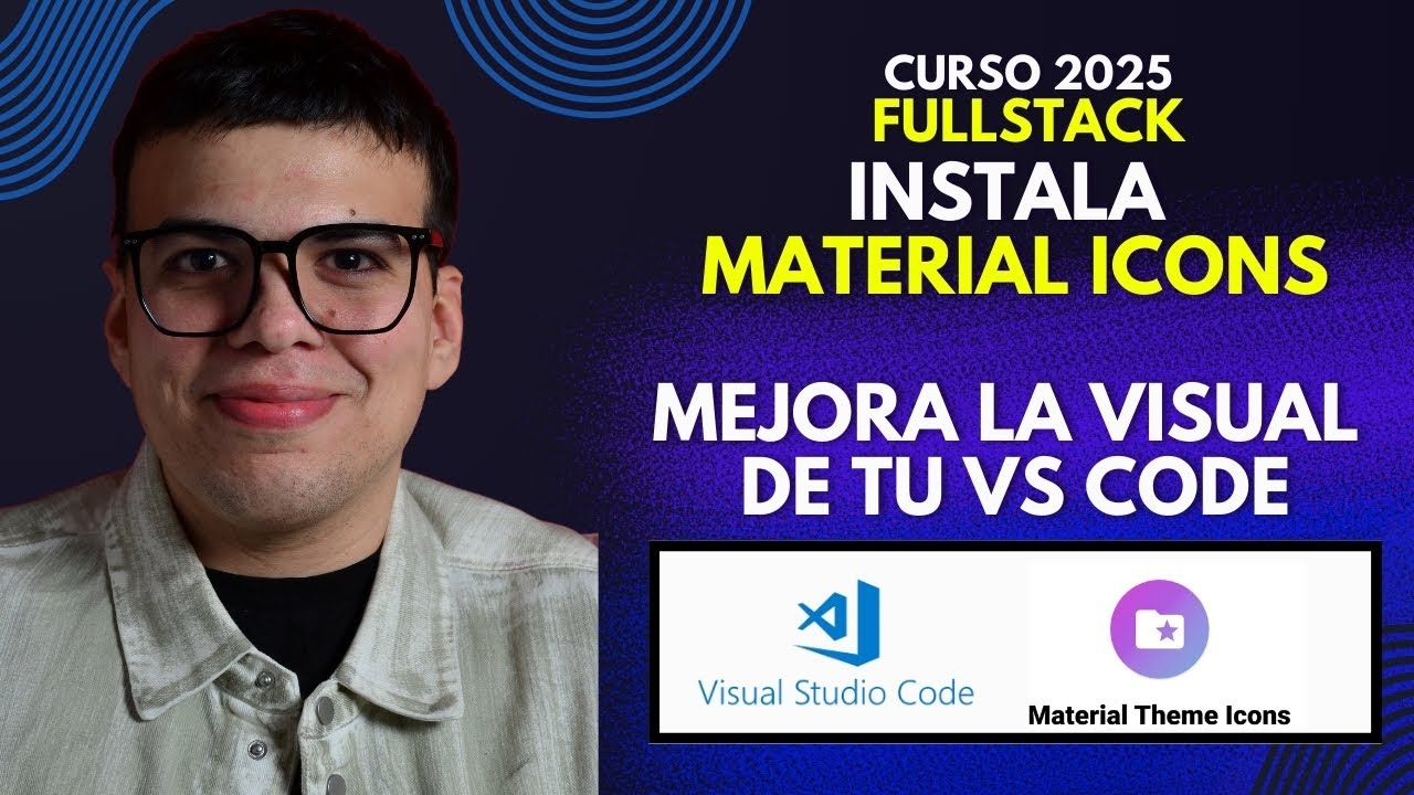 INSTALAR MATERIAL ICON: EXTENSIÓN ÚTIL EN VSCODE - YouTube
