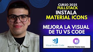 INSTALAR MATERIAL ICON: EXTENSIÓN ÚTIL EN VSCODE