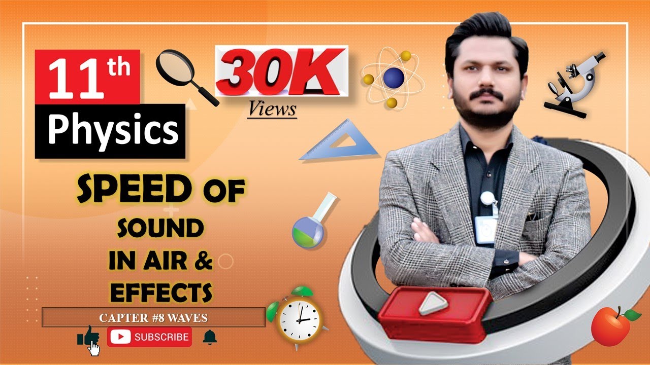 SPEED OF SOUND IN AIR | CHAPTER 08 | WAVES | FSC FIRST YEAR PHYSICS ...