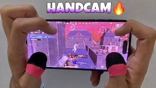 Iphone 14 promax pubg gameplay with handcam🔥five finger smooth+120fps💞pubgmobile|bgmi screenshot 1