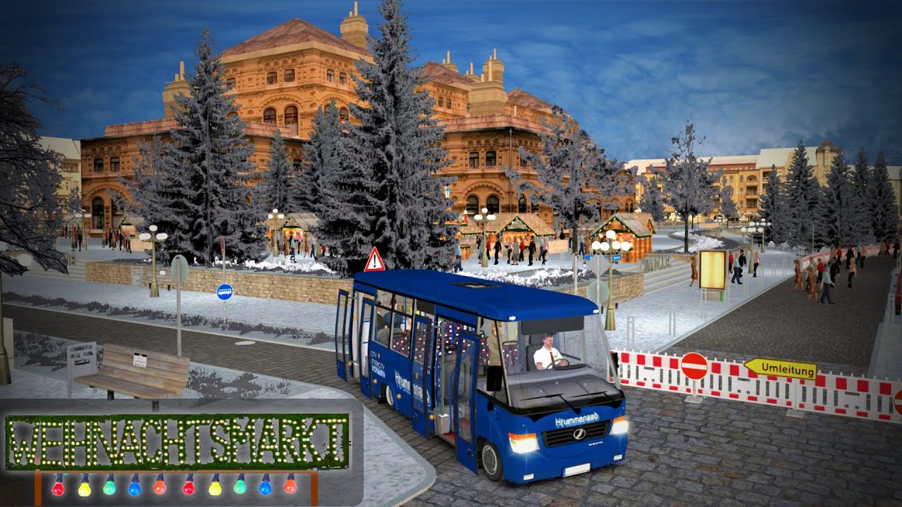 OMSI 2 Weihnachtsmarkt-Shuttle in der Altstadt ☆ Let's Play OMSI 2 | #977
