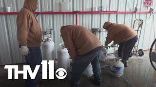 Cold weather causes delays in Arkansas propane deliveries