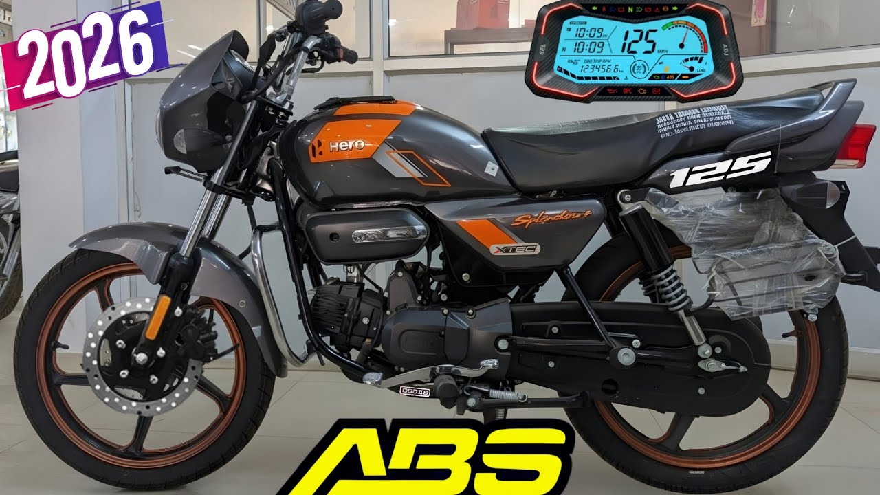 2026 Model New Hero Splendor Plus X-tech OBD2B Varient Launched With ...