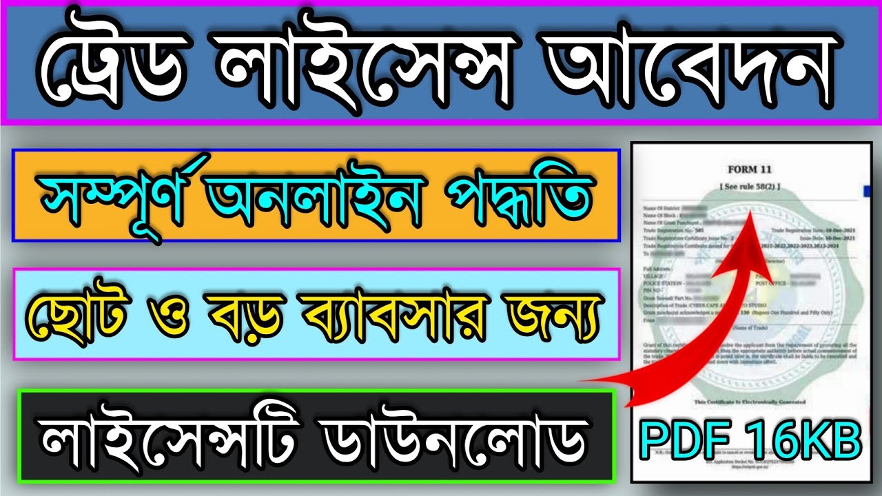 Trade License Apply Online 2023 Full Process Bengali Trade License trade-license-apply-online-2023-full-process-bengali-trade-license