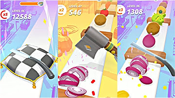 Perfect Slices All Levels Gameplay Android, ios (Level 45-50)