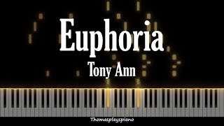 Euphoria - Tony Ann | Piano Tutorial
