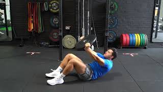 Weighted Overhead Crunch | Functional | Strength and Conditioning Exercises