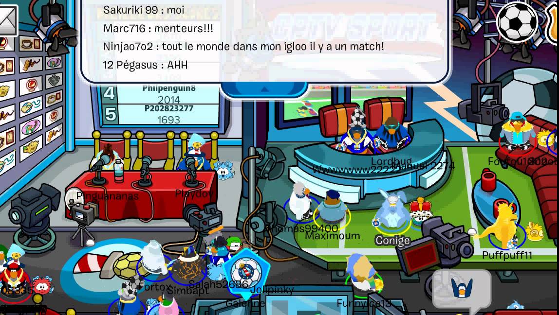 Club Penguin : Coupe Club Penguin - Visite de Tante Arctic