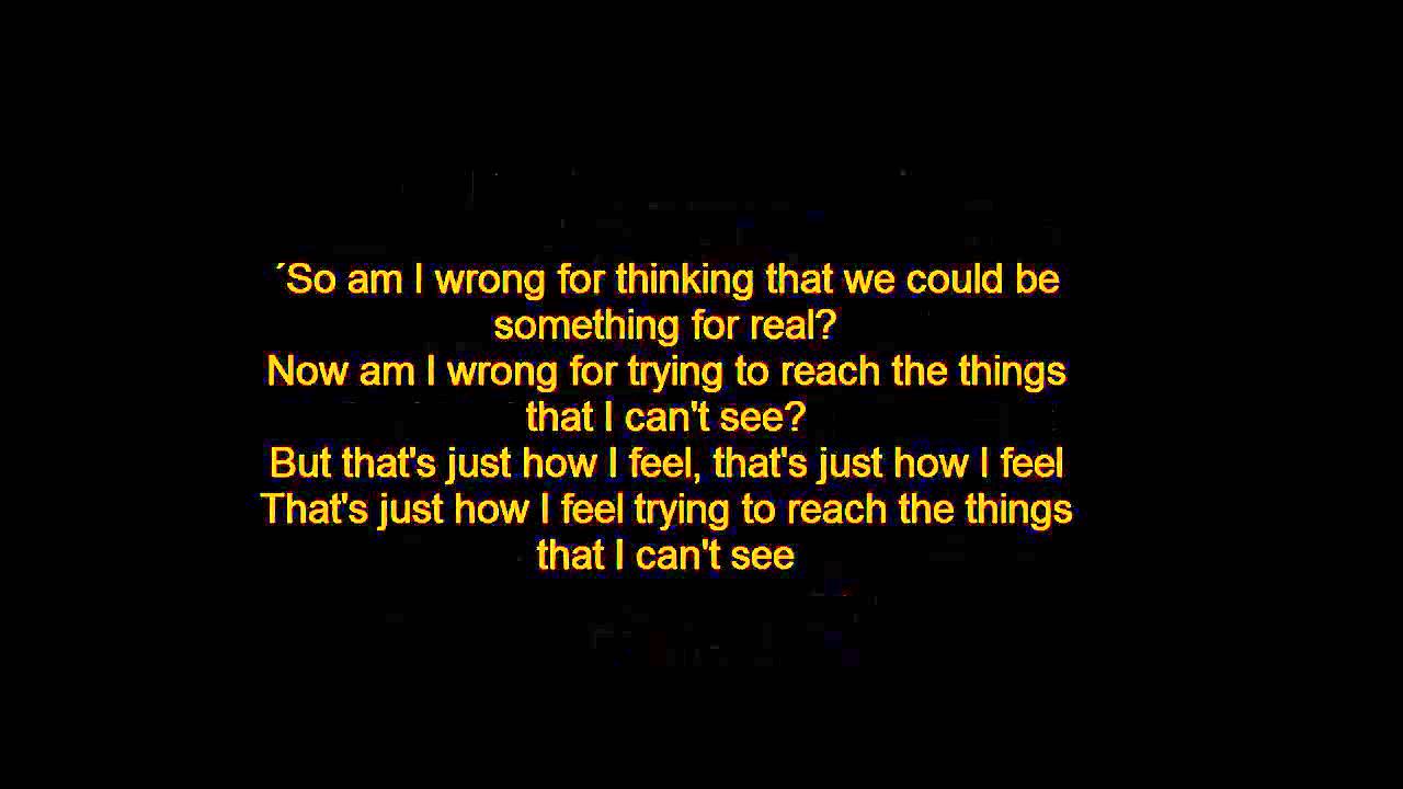 am i wrong lyrics