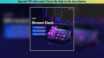 New Arrival Ulanzi D200 Live Streaming Controller 13 LCD Keys for Gaming Office Work Vlog Content C