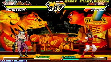 Capcom vs. SNK 2 (PS2) - Morrigan, Bison and M.Balrog playthrough (No Commentary)