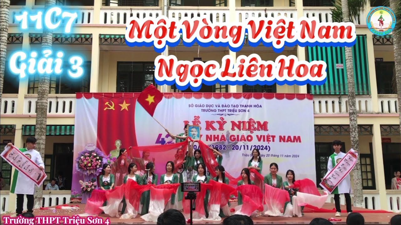 Mashup Một Vòng Việt Nam & Ngọc Liên Hoa|Tốp múa 11C7 biểu diễn