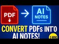Convert PDFs Into AI Notes Using Python + ChatGPT