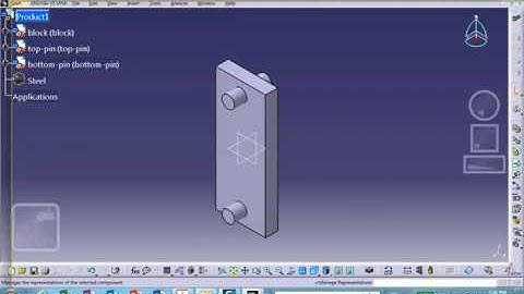 FEA, Chapter14, tensile specimen symmetry used, Catia v5, Nader G Zamani