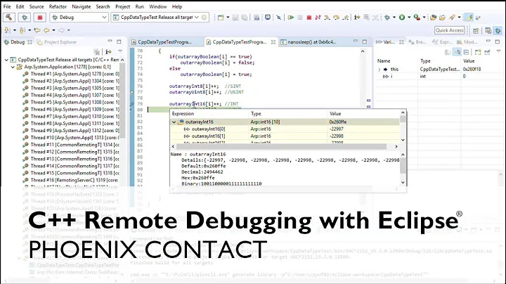 How to set up a C++ remote debugging session in Eclipse | PLCnext Technology