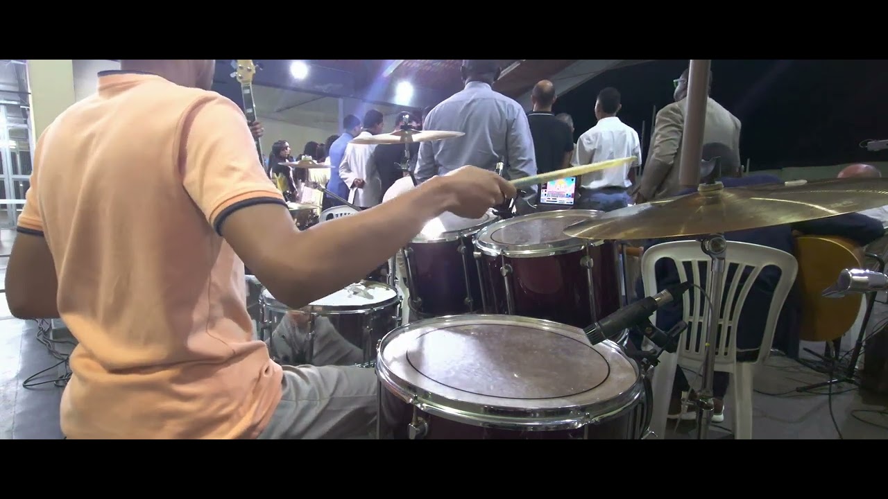 Culto Sexta Acamp 2026 ADMCB - Drum Cam - Live in School