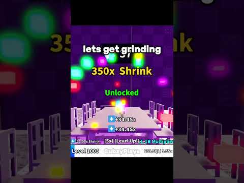 UNLOCKING BEST WORLD in +1 SHRINK PER STEP (Best New Roblox Games) #roblox #robloxgames