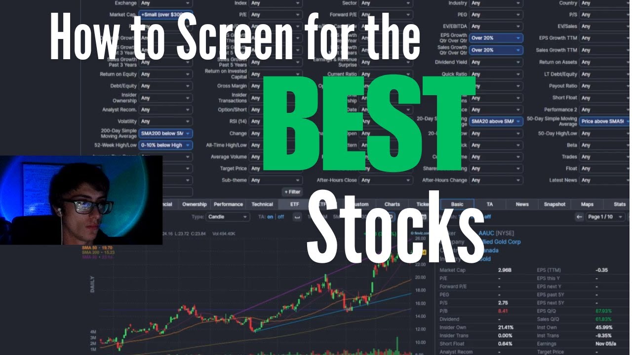 How to find the best Stocks! Stock Screening (Beginner Education Series Ep1)