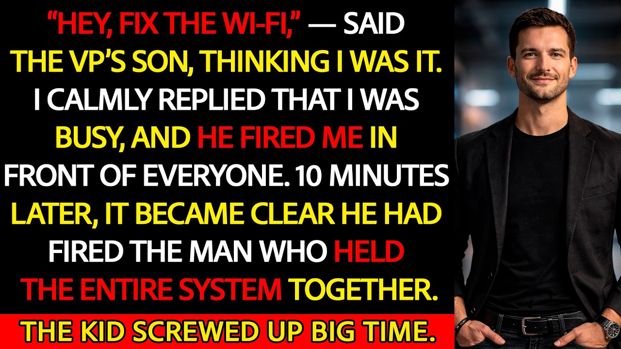 The VP’s Son Fired Me — and Only Then Realized What He Had Done