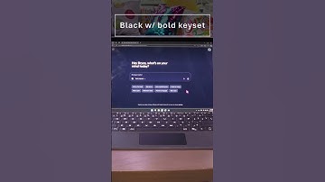 Surface Pro Keyboard - Black with bold keyset