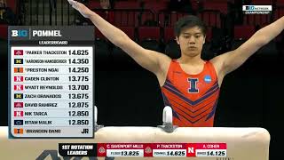 Brandon Dang (Illinois) | Pommel Horse | 2026 Big 10 Championships – Event Finals