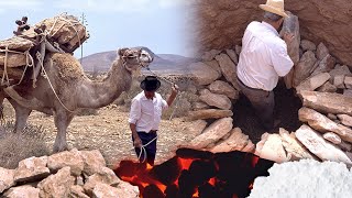 Lime Traditional oven production and its use in buildings | Lost Trades | Documentary film