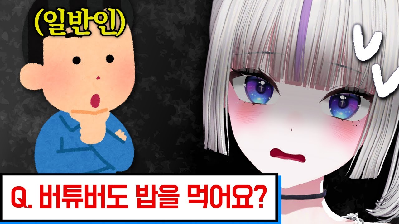 버튜버도 사람이야!